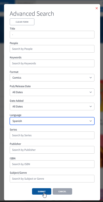 Spanish Comics on hoopla