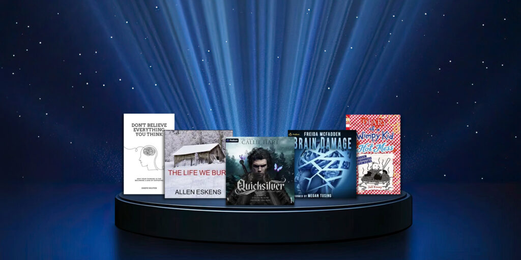 Top 5 From Last Month - Audiobooks and eBooks