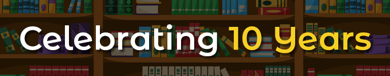 Milestones - Libraries celebrating 10+ years with Hoopla!