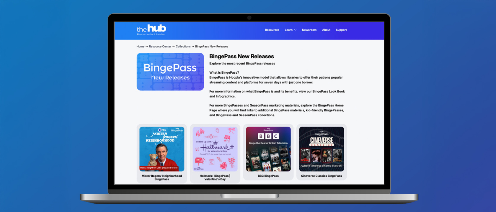 BingePass: Entire collections for the cost of a single borrow on Hoopla