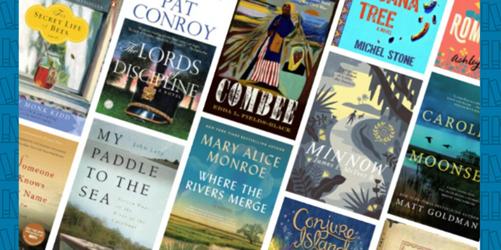 a collection of books about the Carolinas