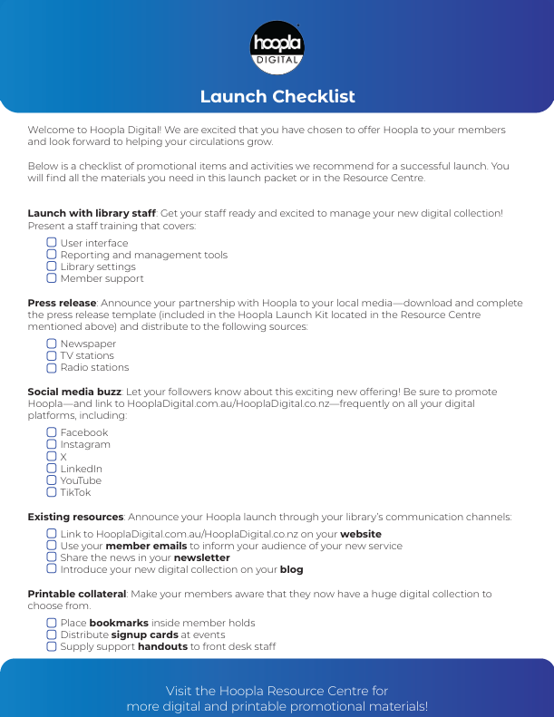 HooplaLaunchChecklist-ANZ_2025